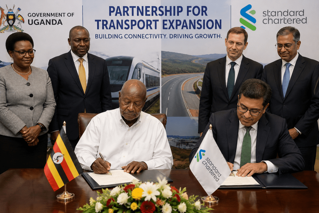 Yoweri Museveni and the Standard Chartered Group